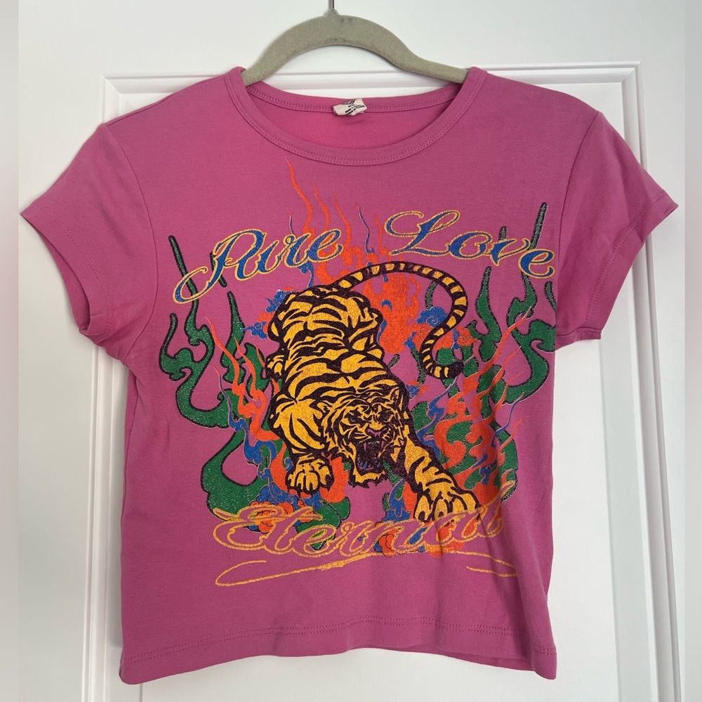 Urban Outfitters Pink Baby Tee